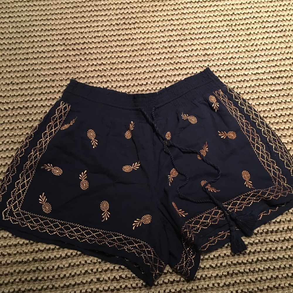 JCrew pineapple shorts